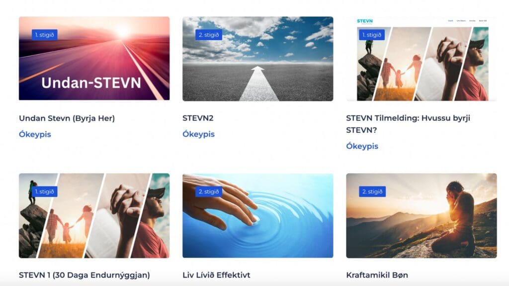 STEVN Tilmelding: Hvussu byrji eg STEVN?